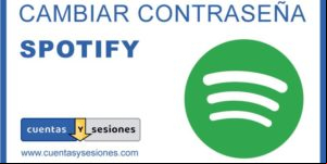 Cómo cambiar la contraseña de Spotify