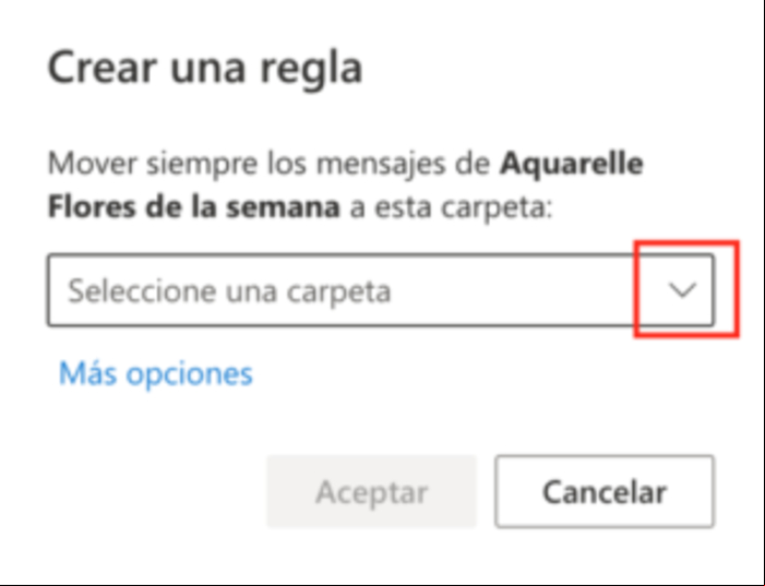 Cómo hacer que los correos recibidos lleguen a una carpeta específica en Hotmail (Outlook.com) - Redireccionar un correo a una carpeta específica de Hotmail / Outlook