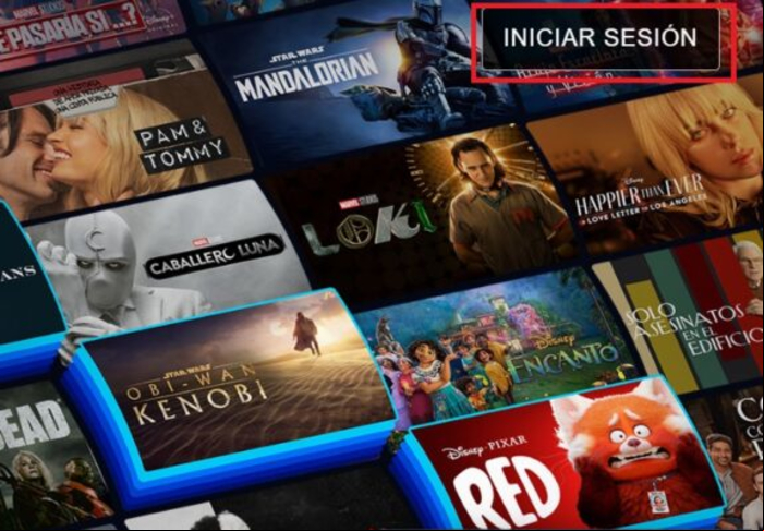 Cómo iniciar sesión o entrar en Disney Plus - Entrar desde la web