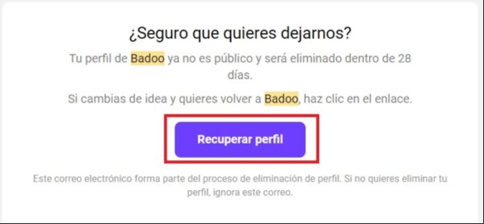 Cómo recuperar una cuenta de Badoo bloqueada - Recuperar cuenta de Badoo desde Android / iOS / PC