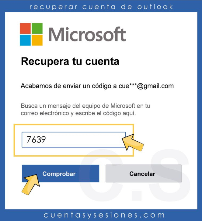 Cómo recuperar una cuenta de correo Outlook / Hotmail - Pasos para solicitar la revisión 