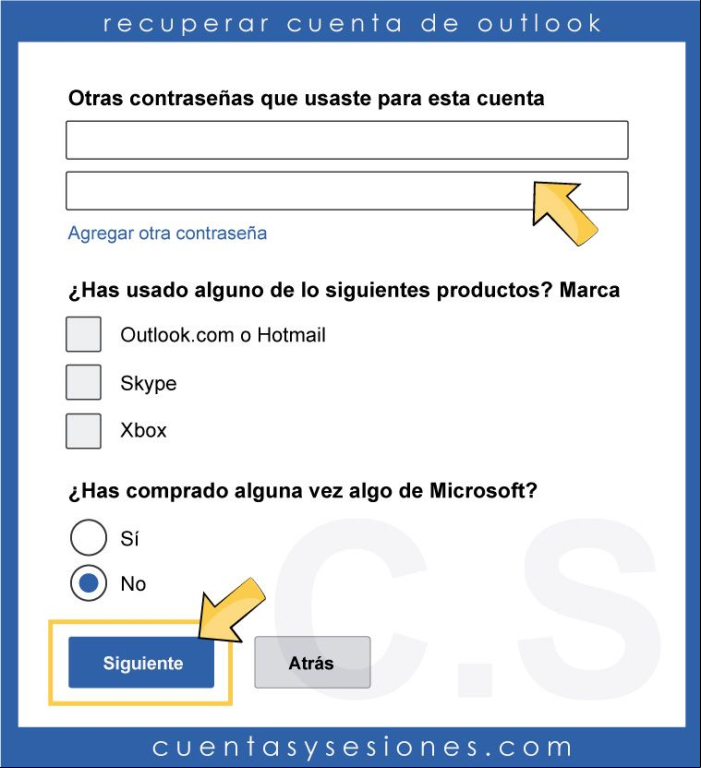 Cómo recuperar una cuenta de correo Outlook / Hotmail - Pasos para solicitar la revisión 